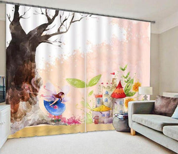 3D Lovely Elf Castle 844 Curtains Drapes Wallpaper AJ Wallpaper 