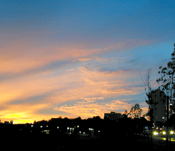 City Rosy Sunset Wallpaper AJ Wallpapers 