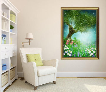 3D Mushroom Star 136 Fake Framed Print Painting Wallpaper AJ Creativity Home 