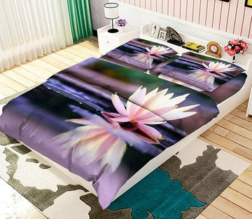 3D Pretty Pure Flower 90 Bed Pillowcases Quilt Wallpaper AJ Wallpaper 