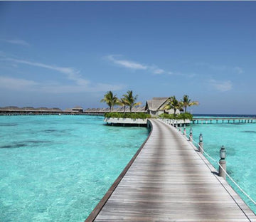 Sea Wooden Bridge 1 Wallpaper AJ Wallpaper 