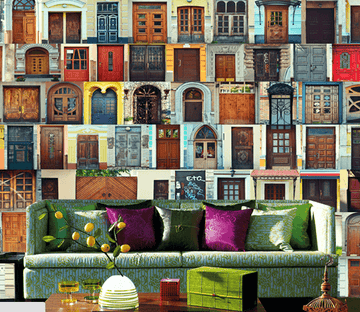 Different Doors Wallpaper AJ Wallpaper 