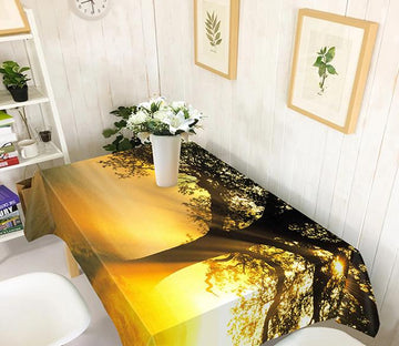 3D Bright Sunshine Tree 412 Tablecloths Wallpaper AJ Wallpaper 