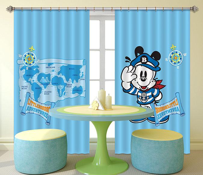 3D Cartoon Dog 2311 Curtains Drapes Wallpaper AJ Wallpaper 