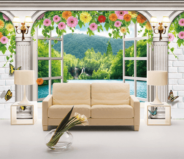 Window Beauiful Scenery Wallpaper AJ Wallpaper 