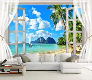 Window Beach Wallpaper AJ Wallpaper 