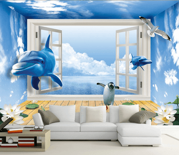 Ocean Lovely Animals Wallpaper AJ Wallpaper 