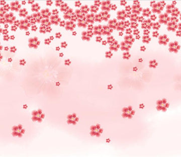 Falling Pink Flowers Wallpaper AJ Wallpaper 