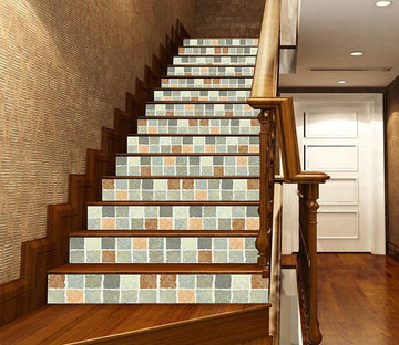 3D Grids 1663 Stair Risers Wallpaper AJ Wallpaper 