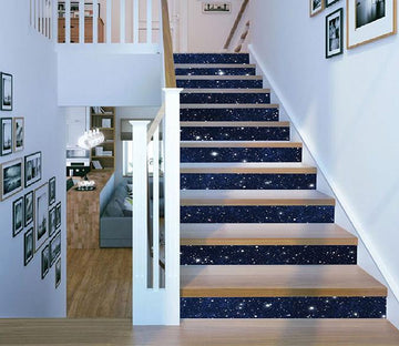 3D Sky Shiny Stars 1577 Stair Risers Wallpaper AJ Wallpaper 