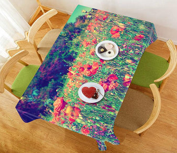 3D Weeds Flowers 761 Tablecloths Wallpaper AJ Wallpaper 