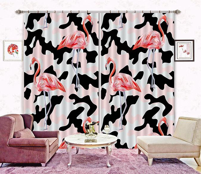 3D Birds Pattern 2327 Curtains Drapes Wallpaper AJ Wallpaper 