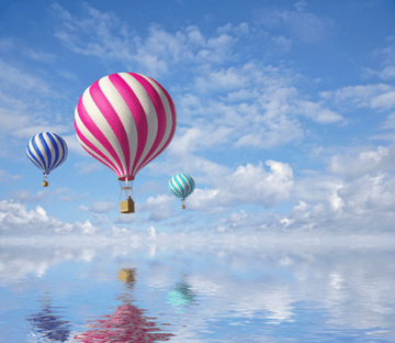 Coloured Balloons Wallpaper AJ Wallpaper 