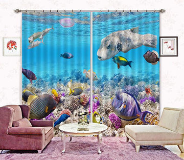 3D Seabed Scenery 23 Curtains Drapes Wallpaper AJ Wallpaper 
