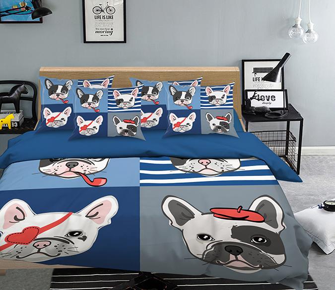 3D Funny Dog Pattern 312 Bed Pillowcases Quilt Wallpaper AJ Wallpaper 