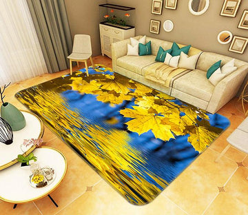 3D Hanging Leaves 201 Non Slip Rug Mat Mat AJ Creativity Home 