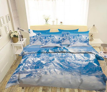 3D Snow Mountains 74 Bed Pillowcases Quilt Wallpaper AJ Wallpaper 