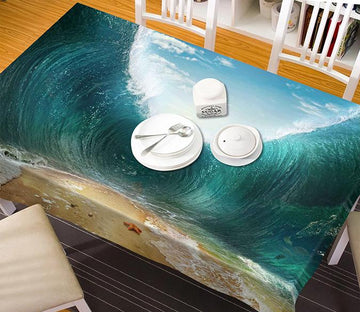 3D Beach High Waves 37 Tablecloths Wallpaper AJ Wallpaper 