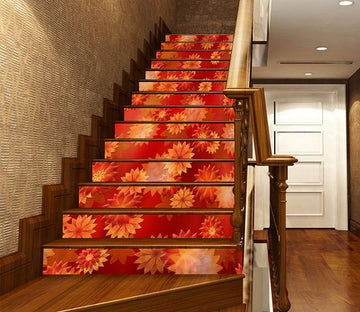 3D Bright Pattern 1438 Stair Risers Wallpaper AJ Wallpaper 