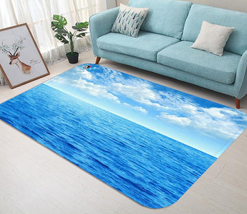 3D Blue Sea Sky 68 Non Slip Rug Mat Mat AJ Creativity Home 