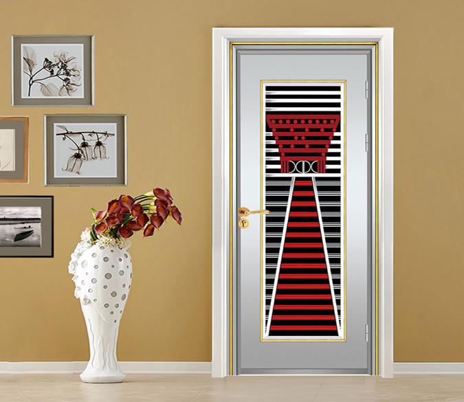 3D Metal Bars Patterns 55 Door Mural Wallpaper AJ Wallpaper 