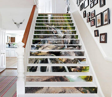 3D Rocks And Streams 843 Stair Risers Wallpaper AJ Wallpaper 
