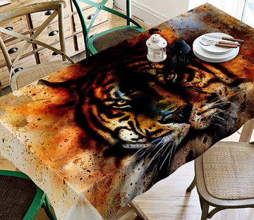 3D Graffiti Tiger 178 Tablecloths Wallpaper AJ Wallpaper 