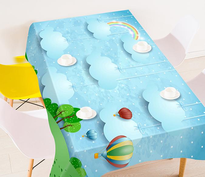 3D Lovely Hanging Clouds 659 Tablecloths Wallpaper AJ Wallpaper 