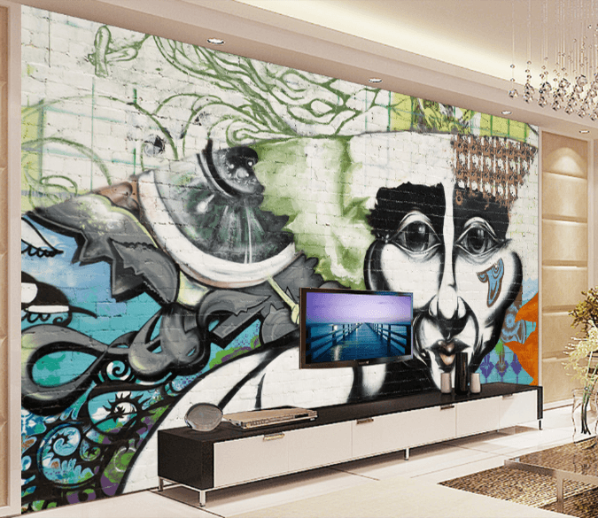 3D Doodle People Painting 005 Wallpaper AJ Wallpaper 