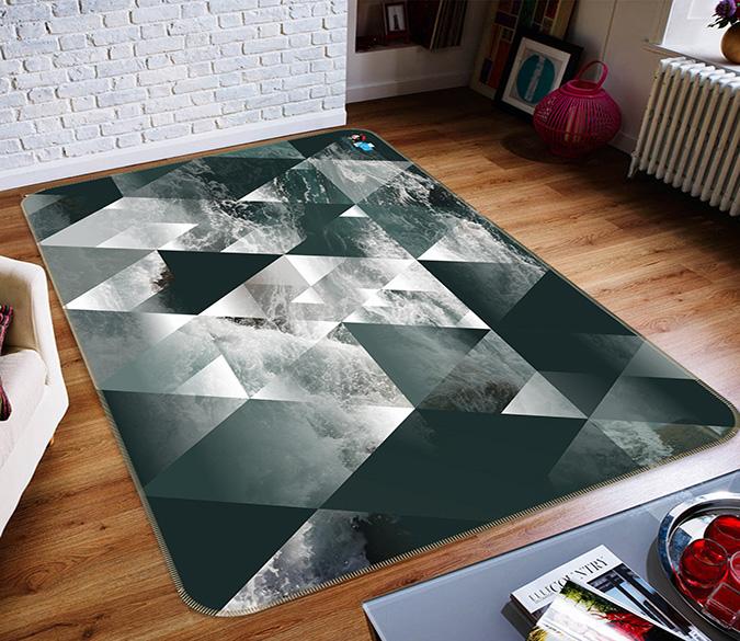 3D Triangular Plaid 169 Non Slip Rug Mat Mat AJ Creativity Home 