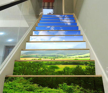 3D Farmland Scenery 1169 Stair Risers Wallpaper AJ Wallpaper 
