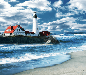 Sea Coast Buildings Wallpaper AJ Wallpaper 