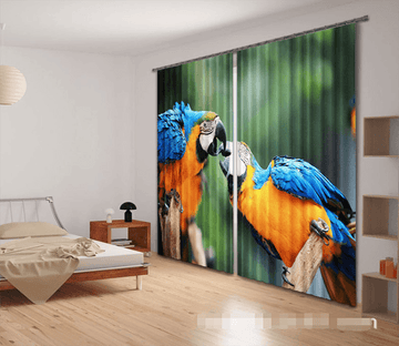 3D Romantic Birds 1194 Curtains Drapes Wallpaper AJ Wallpaper 