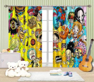 3D Funny Animation Roles 2393 Curtains Drapes Wallpaper AJ Wallpaper 