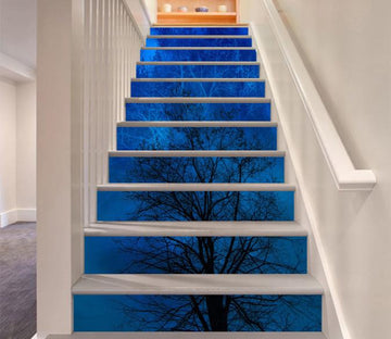 3D Pretty Bare Trees 491 Stair Risers Wallpaper AJ Wallpaper 