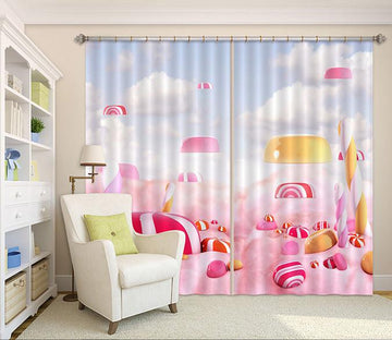 3D Sweet Candies Curtains Drapes Wallpaper AJ Wallpaper 