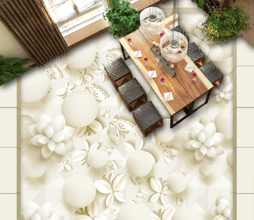 3D Elegant Butterflies Floor Mural Wallpaper AJ Wallpaper 2 