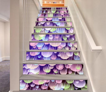 3D Colorful Patterns 7 Stair Risers Wallpaper AJ Wallpaper 
