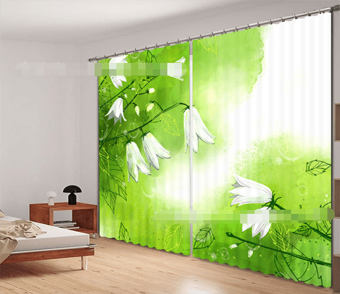 3D Pure Flowers 2118 Curtains Drapes Wallpaper AJ Wallpaper 