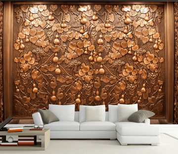 Gourds Vines Pattern Wallpaper AJ Wallpaper 