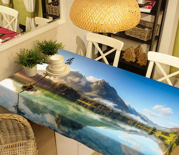 3D Lake Clouds 664 Tablecloths Wallpaper AJ Wallpaper 