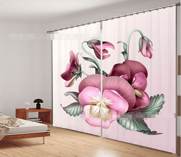 3D Elegant Flowers 929 Curtains Drapes Wallpaper AJ Wallpaper 