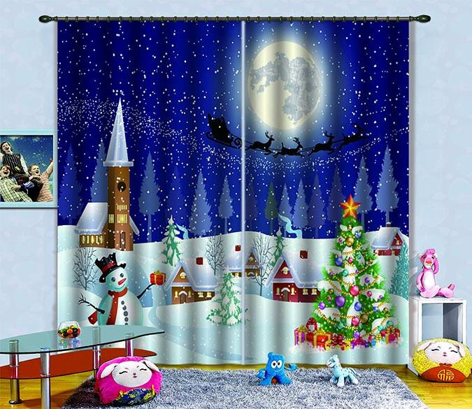 3D Merry Christmas 640 Curtains Drapes Wallpaper AJ Wallpaper 