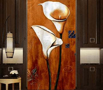 Standing White Flowers Wallpaper AJ Wallpaper 