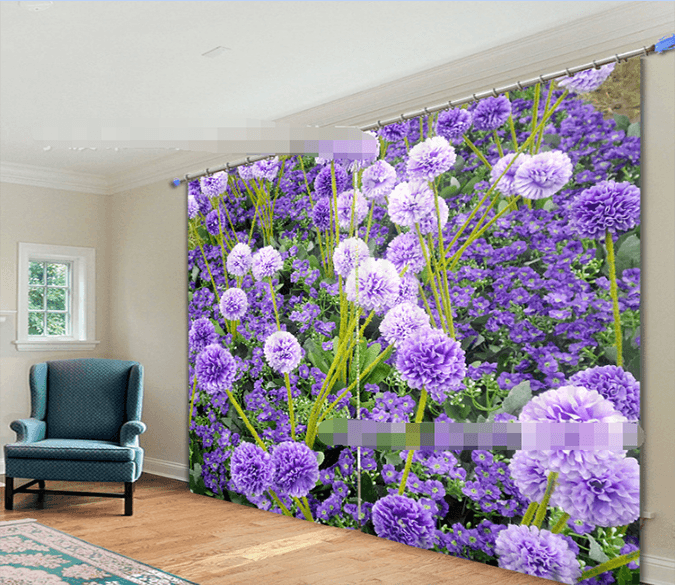 3D Bright Flowers 927 Curtains Drapes Wallpaper AJ Wallpaper 