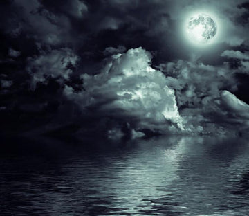 Sea Full Moon Wallpaper AJ Wallpaper 