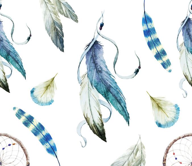 Various Feathers Wallpaper AJ Wallpaper 