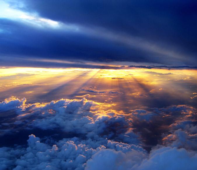 Sunshine Through Clouds Wallpaper AJ Wallpaper 