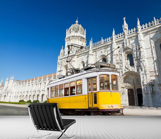 3D Tram Castle 121 Wallpaper AJ Wallpaper 