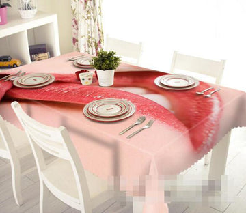 3D Red Lips 1279 Tablecloths Wallpaper AJ Wallpaper 